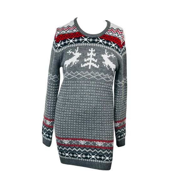 For Girl and Perfect Life Dresses & Skirts - For Girls and Perfect Life Sweater Dress Reindeer Christmas Tree Holiday Warm